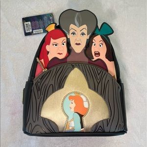 Cinderella Evil Stepsisters Stepmother Loungefly Mini Backpack Lady Tremaine